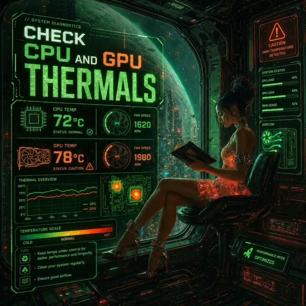 Check CPU and GPU thermals