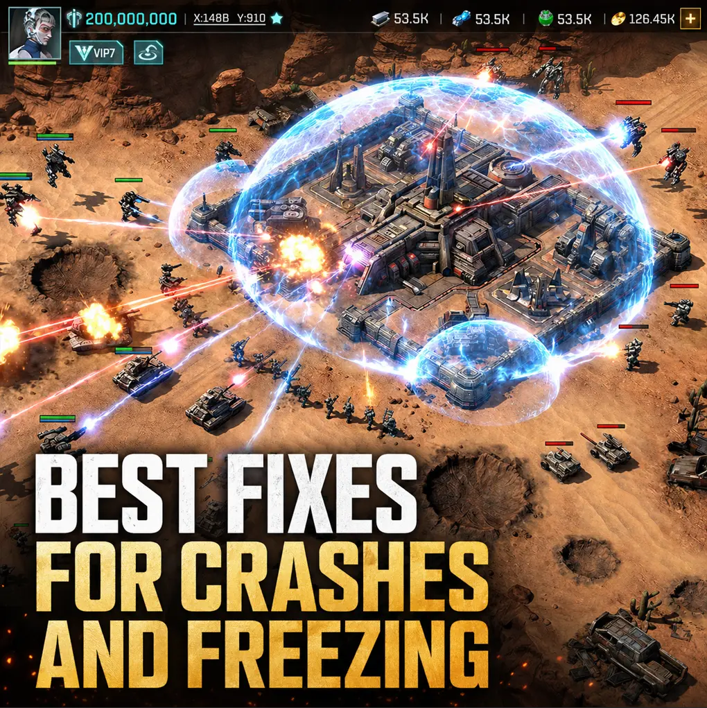 Best fixes for crashes & Freezing