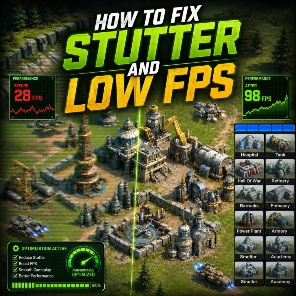 how to fix Stutter & low FPS