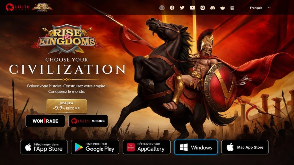 official Rise of Kingdoms wWindows download