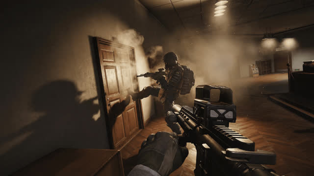 Arena Breakout Infinite close-quarters combat used to explain shots not registering